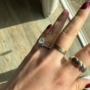 14k Solid Gold Love Ring